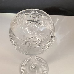nachtmann traube crystal glass Clear Tall Hock Wine 8.25” H blown glass Germany