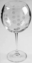 Mikasa Cheers 24.5 oz Crystal Clear Balloon Goblets Glasses S3 patterns ~ NWOB