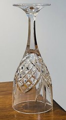 2 Shannon Crystal by Godinger Dublin Pattern Wine Water Goblet Glasses 8″