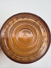 Vintage Culver Glass Whiskey Rocks Glasses 22K Gold Barrel Whiskey Lowball Set 2