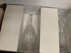 Shannon Crystal Dublin 4 Goblets 9oz. By Godinger NIB