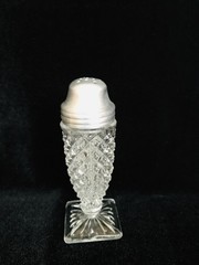 Anchor Hocking Clear Miss America Depression Glass Salt & Pepper Shakers