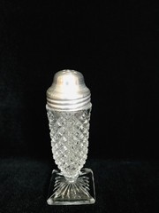 Anchor Hocking Clear Miss America Depression Glass Salt & Pepper Shakers