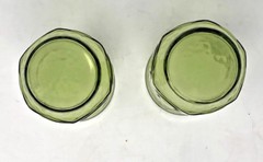 Set of 2 Anchor Hocking Heritage Hill Tumblers Avocado Green Iced Tea Highball