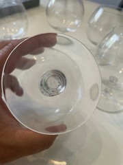 Set of 6 Baccarat Brandy Cognac Snifters Glasses Small 4.5″ Tall