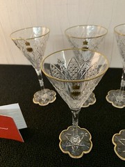 6 Red Wine Glasses Model Elbeuf Crystal From Baccarat (Price Per Unit)