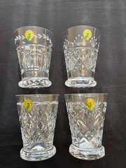 Set of 4 Waterford Crystal Grey Cut Tumblers #40033544 Limited Edition Set