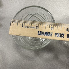 Set Of 2 Vintage Anchor Hocking PRESCUT CLEAR Old Fashioned Glass Tumbler