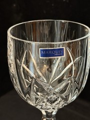 4 Each Waterford Marquis Brookside Crystal Replacement Water Or Wine Glasses