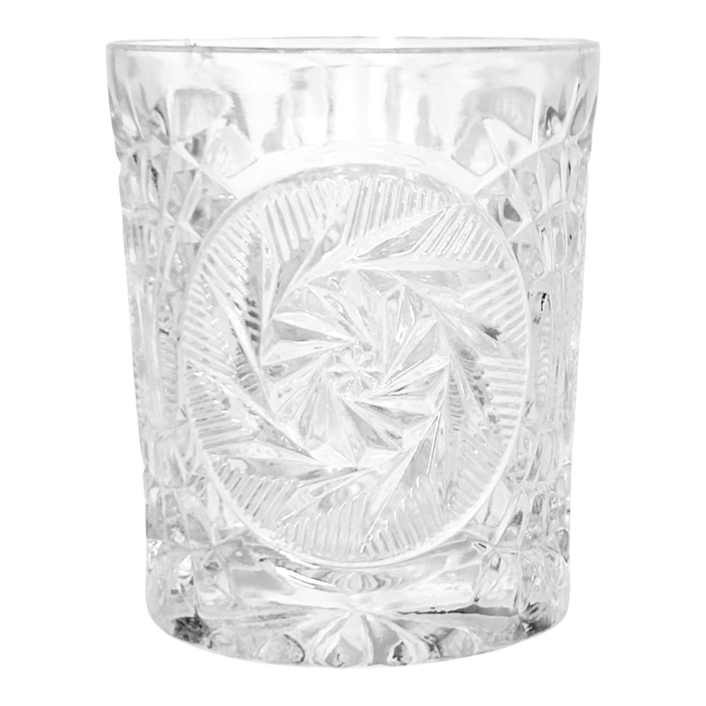 Fostoria STOWE Stem 2862 Clear Heavy Pressed 4″ Old Fashioned Glass VTG NEW