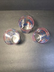 Vintage Kentucky Winchester Bicentennial Celebration USA Glasses 3 Set