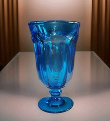 Imperial Old Williamsburg Antique Blue Iced Tea Glass 6 5/8″