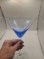 Baraware Marquis Waterford martini glasses in polka dots. Choose your color.