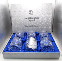 Royal Doulton Crystal Tumblers Set of 6 – Royal Pharmaceutical Society 1841–1991