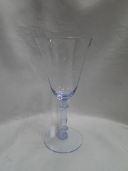 Cambridge 3130 Moonlight Blue, Optic: Water or Wine Goblet, 7 1/4″, As Is