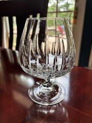 MIKASA ARTIC LIGHTS CRYSTAL BRANDY SNIFTER MADE IN SLOVENIA 5-3/4″ HIGH
