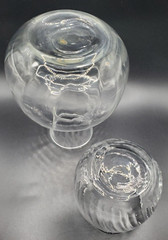 Tumble Up Bedside Water Carafe & Tumbler Cup Set Clear Glass 12 Ounce