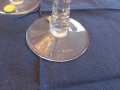 PAIR OF DRESDEN CRYSTAL RED WINE GLASSES DIAMOND SIGNED 8.5″ #2050 KALICH 270ML