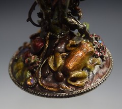 KIRKS FOLLY ENCHANTED FOREST FAIRIES GOBLET 8″ MARKED VERY RARE