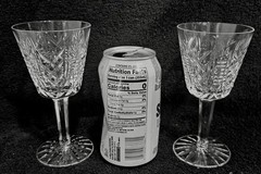 WATERFORD GORGEOUS WINE GOBLETS CLARE PATTERN MINT CONDITION SIGNED 5 7/8″