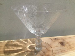 Cambridge Glass Co. Low Sherbet Etched Diane 3122 Stem Crystal