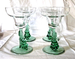 Set of 4 Siesta by Margarita Glasses Cristal d’Arques Durand 9 oz 7″