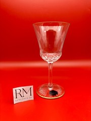 Vintage Saint Louis St. Louis Crystal France APOLLO GOLD Wine Goblet – 7-1/2”