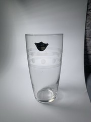 Vintage 12pc Set Genuine American Cut Glass Tumblers With Original Label