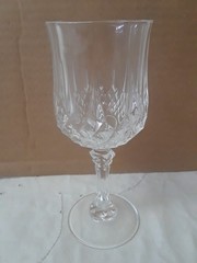 Lot of 6 Crystal Cordial Glasses Etched 3″ Tall