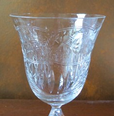 Libbey Rock Sharpe Buckingham 1008 Stem 8” Water Goblet(s)