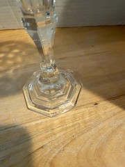 Wine/water Goblet Crystal Wine Glass Vintage 9″H X 3 1/4″D