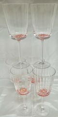 Rare Chin-Chin Stemware by ANTHROPOLOGIE WINE STEMWARE Set of 6 Beautiful