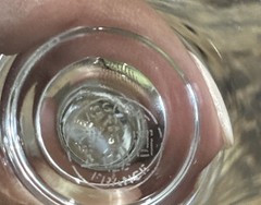 Baccarat Capri (Optic) Crystal 6″ Claret Wine Glass