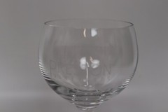 Luigi Bormioli Burgundy Wine Glass Set of 4 13oz Preston Vineyards Etched