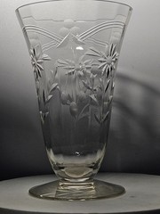 Pair (2) Elegant Cut Class Iced Tea Unkown Maker Great Cutting Excellent Cond.