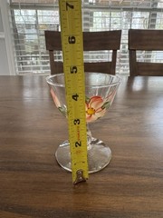 Vtg Franciscan Desert Rose 4 1/4” Sherbet Champagne 6oz Stemmed Glass