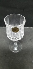 6 CRISTAL D’ARQUES 24% LEAD CRYSTAL LONGCHAMP 6 CL/4OZ CORDIAL GLASSES w/BOX