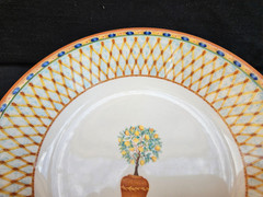 Tesco LEMON TREE Soup Bowl. Diameter 7 ¼ ins. 18 cms