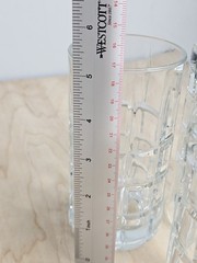 Anchor Hocking Tartan Manchester 12 oz Glass Tumblers Set of 3 Clear