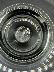 Set of 2 Libbey Vintage Clear Glass Footed Water Goblets Cursive L Logo Base