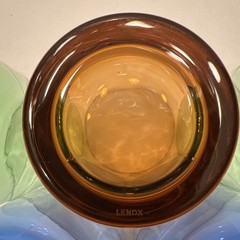 (5) Vintage Lenox TUSCANY SEASONS Crystal Double Old Fashioned Glasses Set Of 5