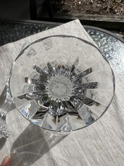 Baccarat D’Assas cut crystal wine glass or water glass goblet 7.5”
