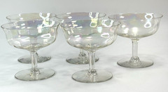 Mother of Pearl (Stem 858) by Fostoria Low Champagne/Sherbet Glasses Set of 5