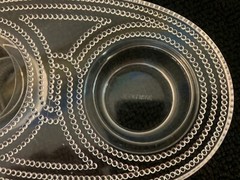 Lot Of 2 Vinegar Cruets Model Nippon In Crystal R. Lalique (Price Of The Lot)