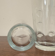 Vintage Libbey Coin Dot Thumbprint Urban Dot 16 oz Tumblers Glasses Set of 4