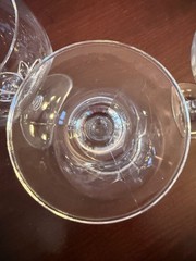 Schott- Zweisel La Belle Crystal Wine Glasses Water Goblets Flared Stem Set Of 3