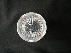 New Jersey Tumbler Clear with just a hint of gold trim left. EAPG