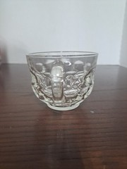 Federal Glass Yorktown (COLONIAL) Thumbprint Punch Cup