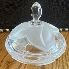 Candy Dish & Lid Cristal D’Arques Durand Florence Design