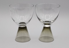 Rosenthal Fortuna Smoke Cordial Port Fruit Cocktail Oyster Glasses Set of 6